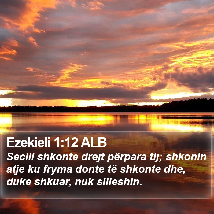 Ezekieli 1:12 ALB Bible Study