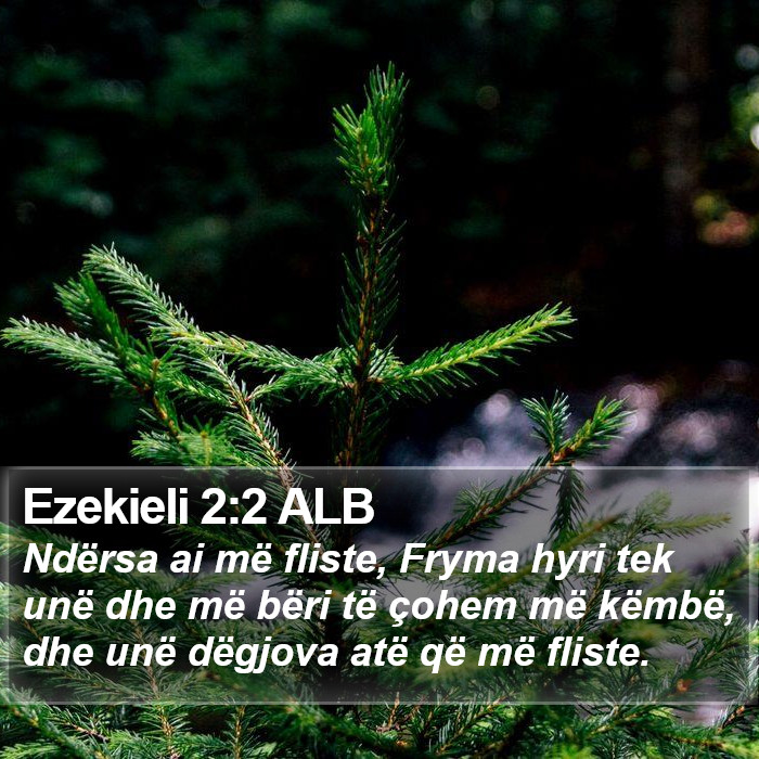 Ezekieli 2:2 ALB Bible Study