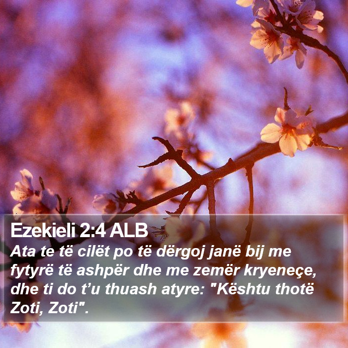 Ezekieli 2:4 ALB Bible Study