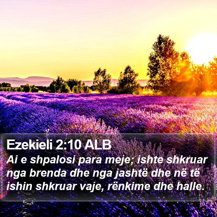 Ezekieli 2:10 ALB Bible Study