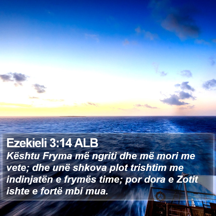 Ezekieli 3:14 ALB Bible Study