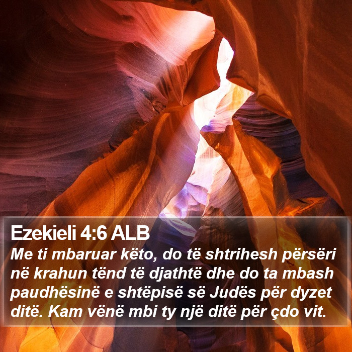 Ezekieli 4:6 ALB Bible Study