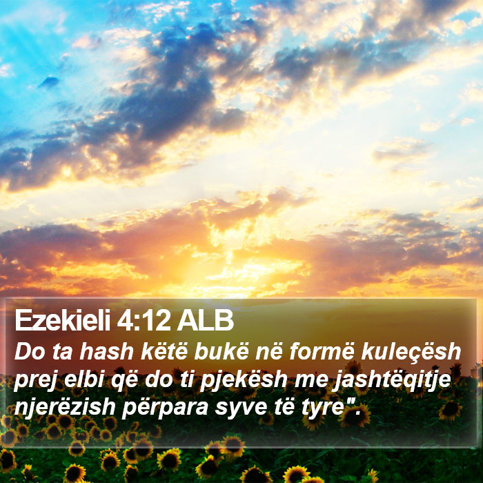 Ezekieli 4:12 ALB Bible Study