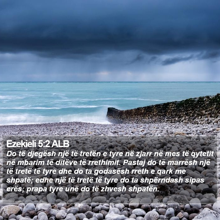 Ezekieli 5:2 ALB Bible Study