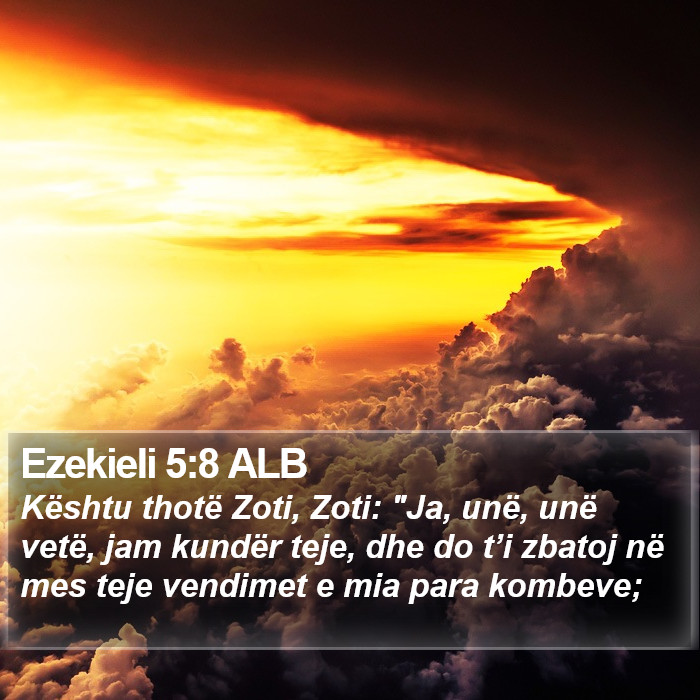 Ezekieli 5:8 ALB Bible Study