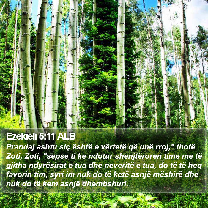 Ezekieli 5:11 ALB Bible Study