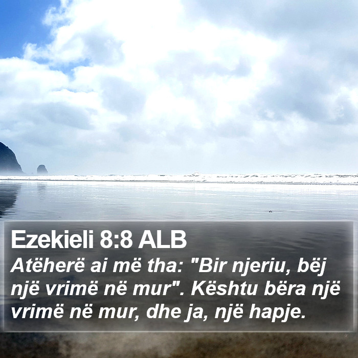 Ezekieli 8:8 ALB Bible Study