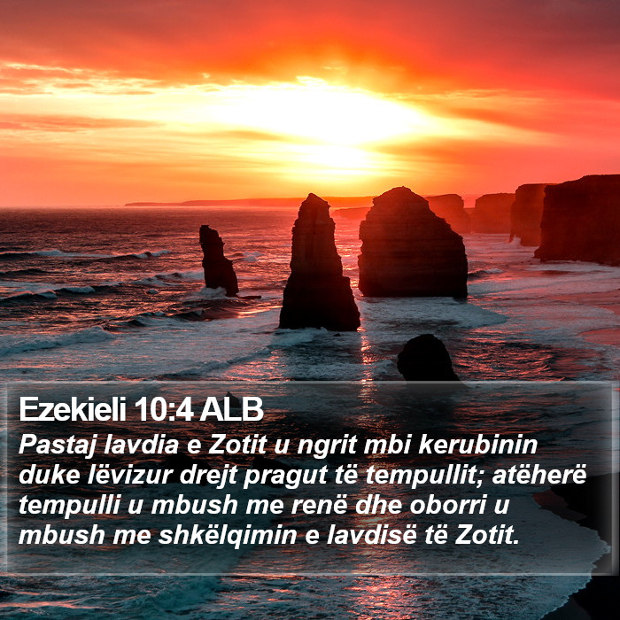 Ezekieli 10:4 ALB Bible Study