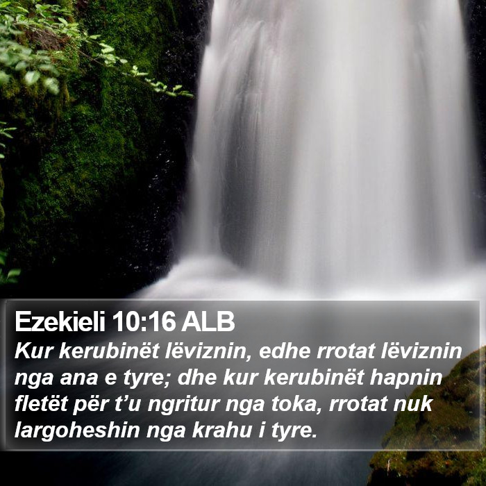 Ezekieli 10:16 ALB Bible Study