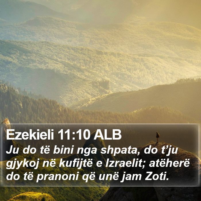 Ezekieli 11:10 ALB Bible Study