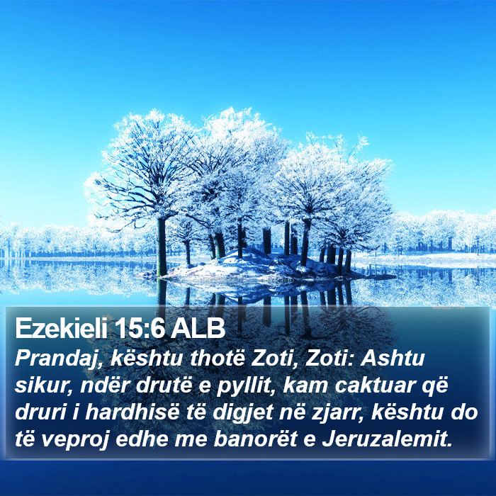 Ezekieli 15:6 ALB Bible Study