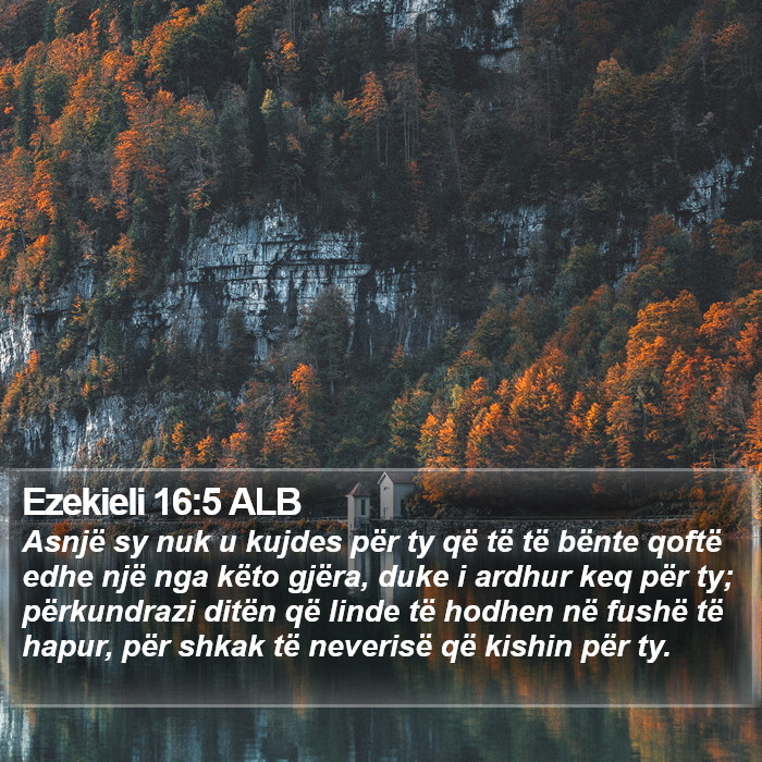 Ezekieli 16:5 ALB Bible Study