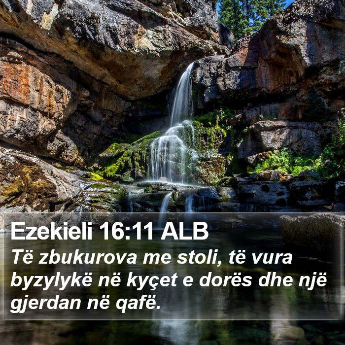 Ezekieli 16:11 ALB Bible Study