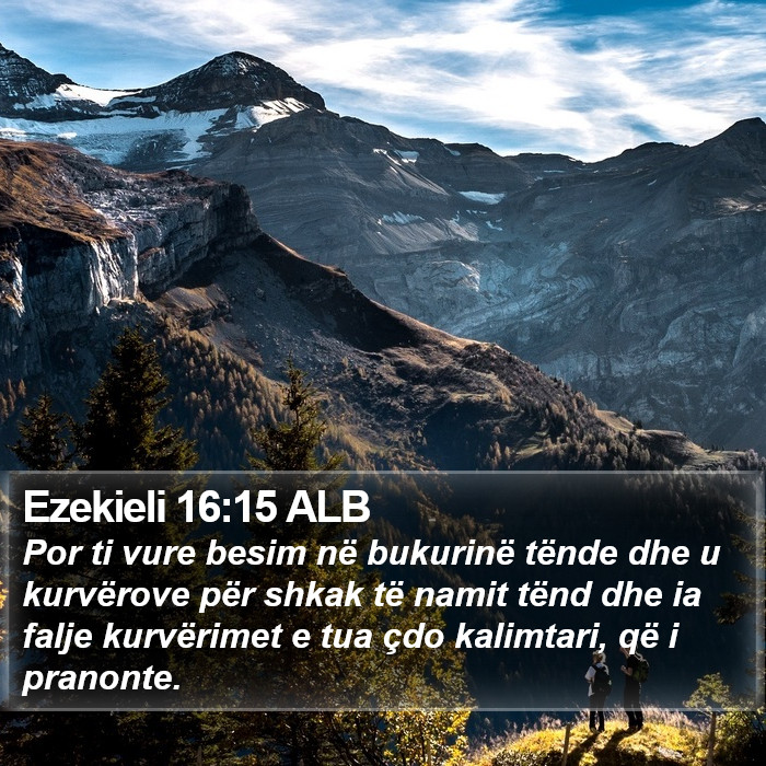 Ezekieli 16:15 ALB Bible Study