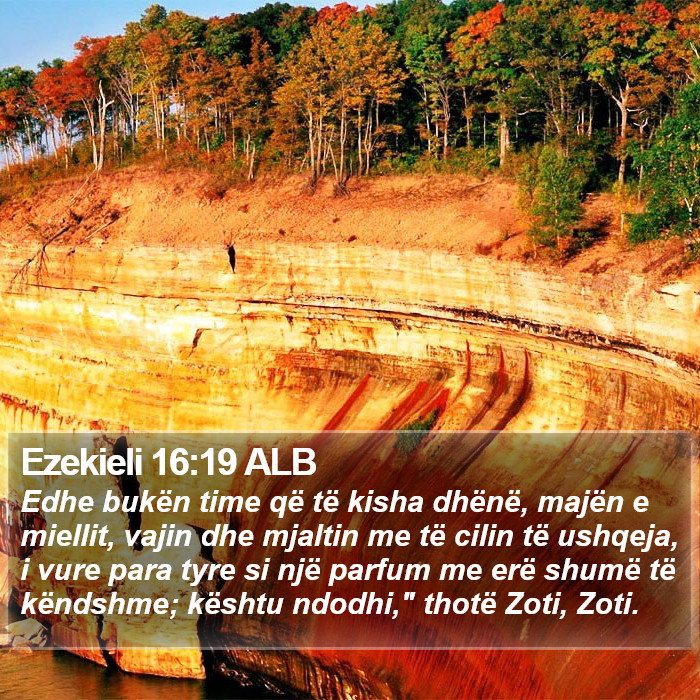 Ezekieli 16:19 ALB Bible Study