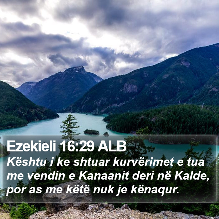 Ezekieli 16:29 ALB Bible Study