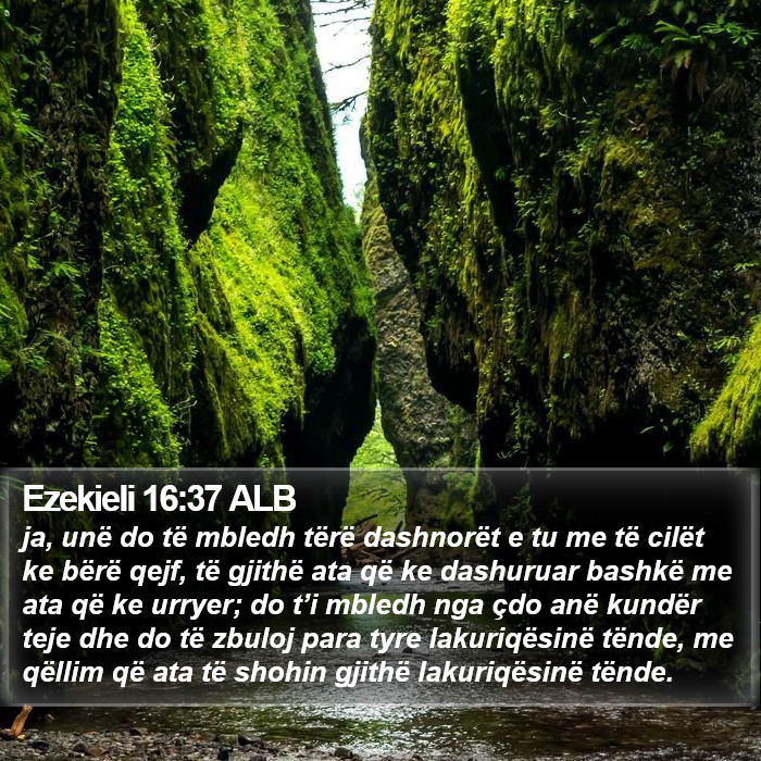 Ezekieli 16:37 ALB Bible Study