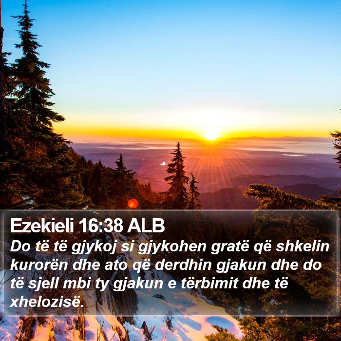 Ezekieli 16:38 ALB Bible Study