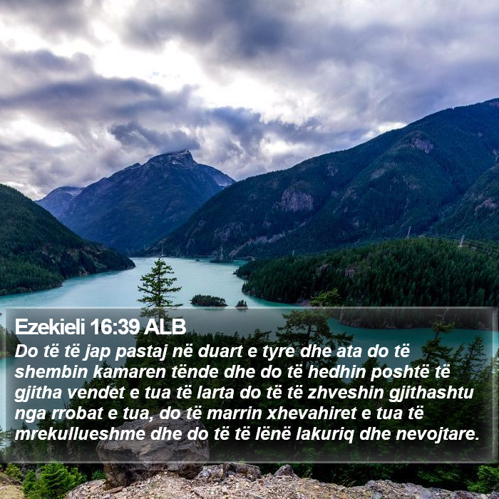 Ezekieli 16:39 ALB Bible Study