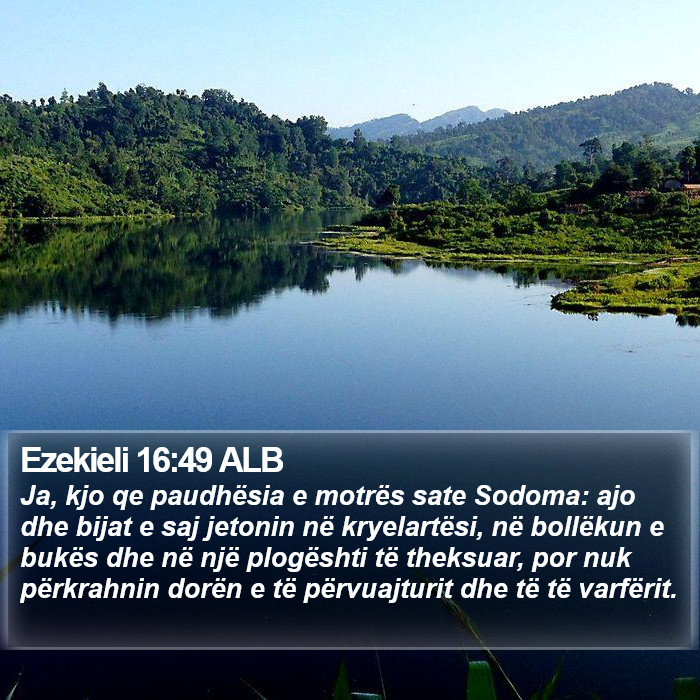 Ezekieli 16:49 ALB Bible Study