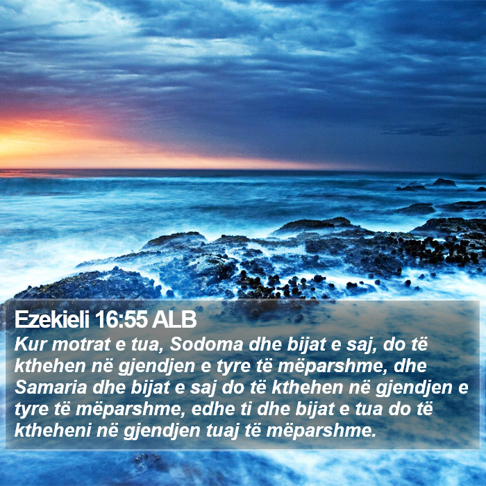 Ezekieli 16:55 ALB Bible Study