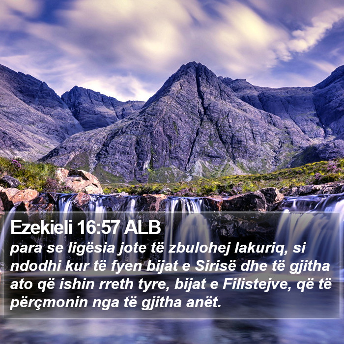 Ezekieli 16:57 ALB Bible Study