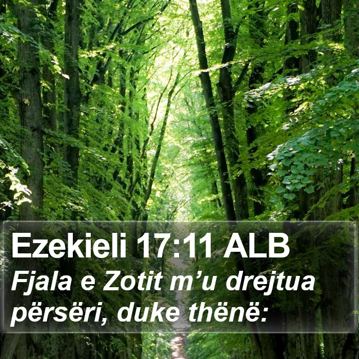 Ezekieli 17:11 ALB Bible Study