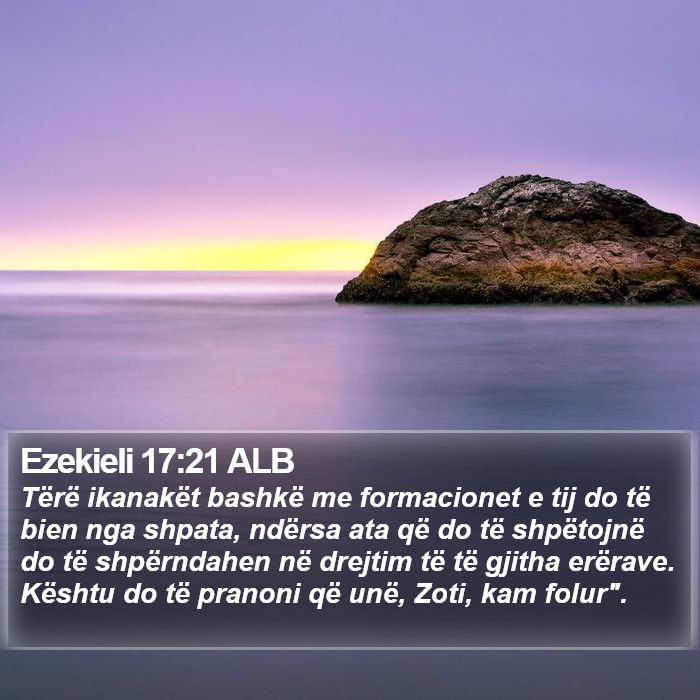 Ezekieli 17:21 ALB Bible Study