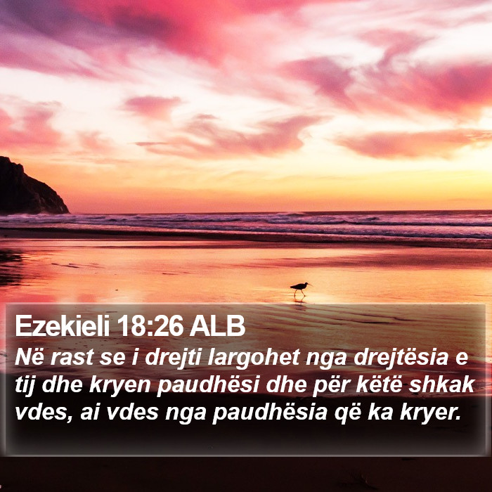 Ezekieli 18:26 ALB Bible Study