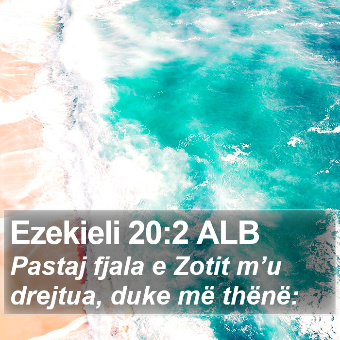 Ezekieli 20:2 ALB Bible Study