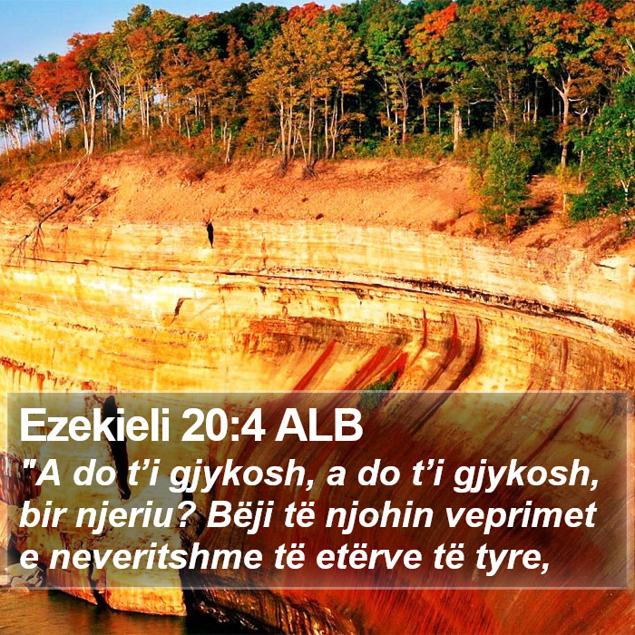 Ezekieli 20:4 ALB Bible Study