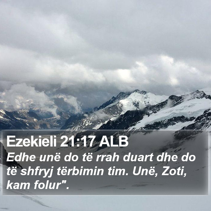 Ezekieli 21:17 ALB Bible Study