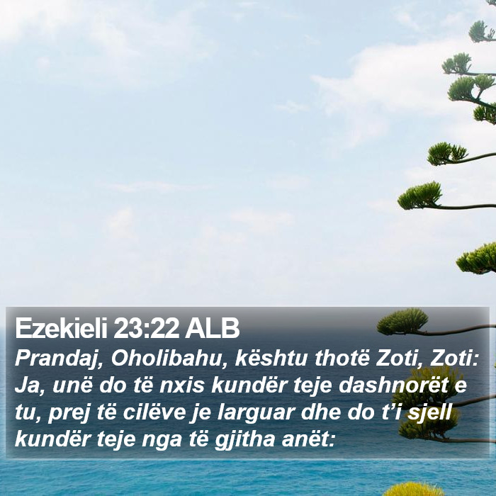 Ezekieli 23:22 ALB Bible Study