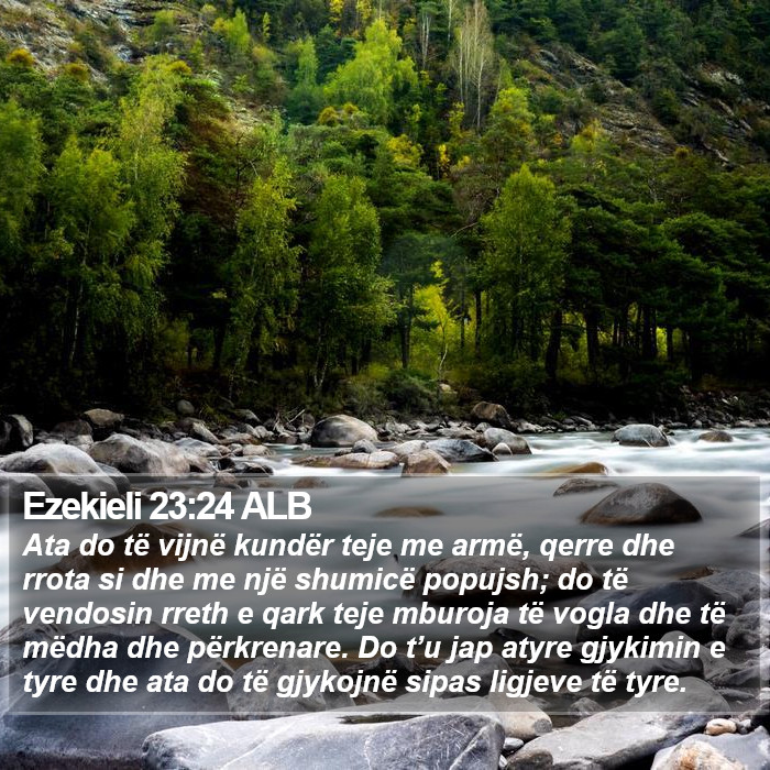 Ezekieli 23:24 ALB Bible Study