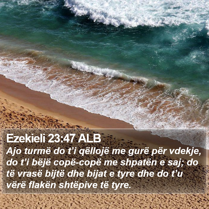 Ezekieli 23:47 ALB Bible Study