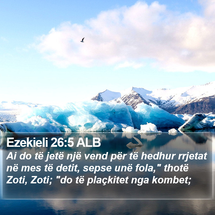 Ezekieli 26:5 ALB Bible Study