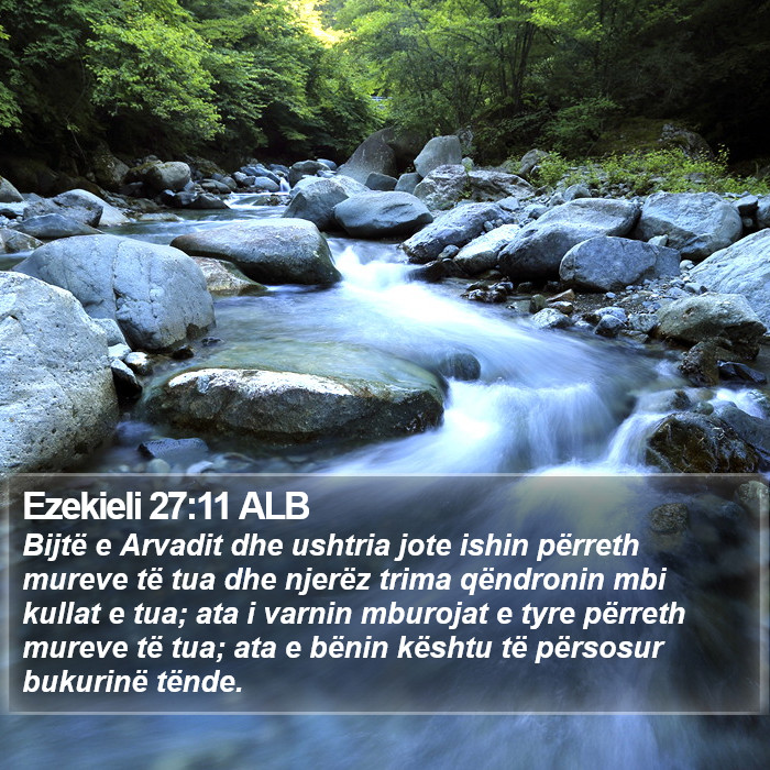 Ezekieli 27:11 ALB Bible Study