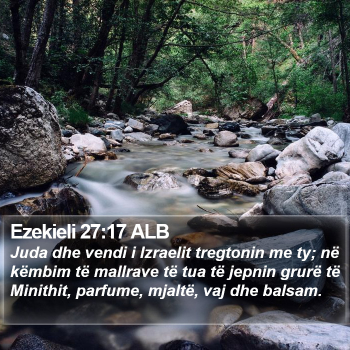 Ezekieli 27:17 ALB Bible Study