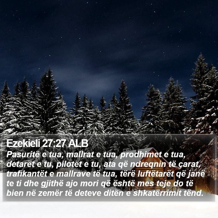Ezekieli 27:27 ALB Bible Study