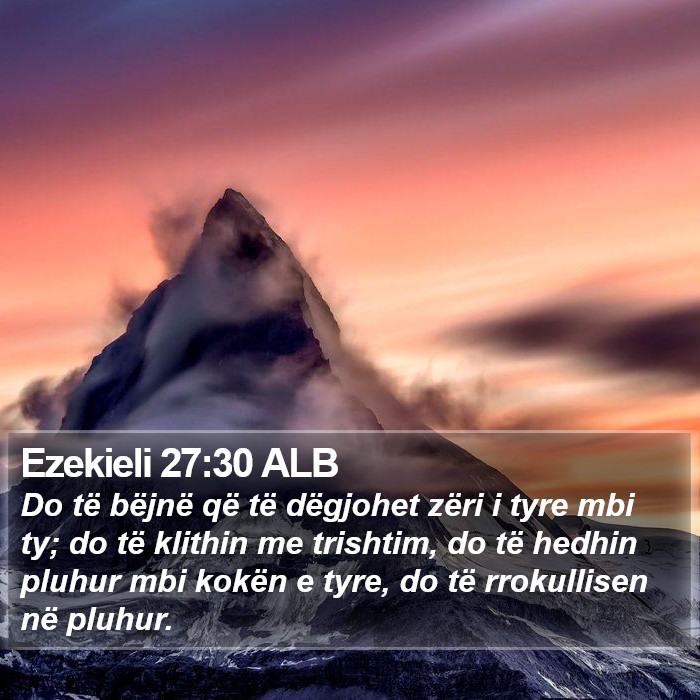 Ezekieli 27:30 ALB Bible Study