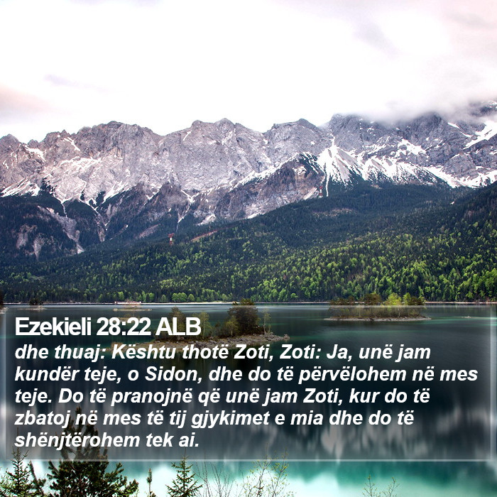 Ezekieli 28:22 ALB Bible Study