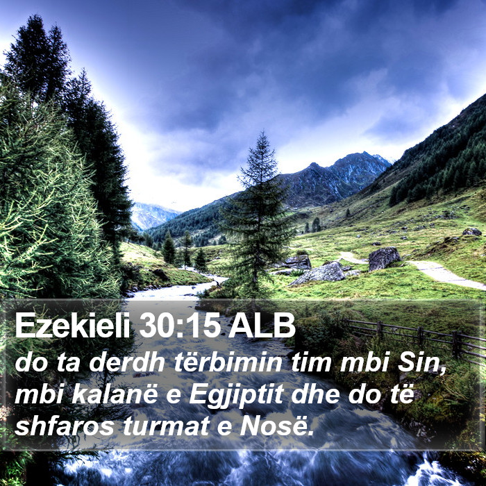 Ezekieli 30:15 ALB Bible Study