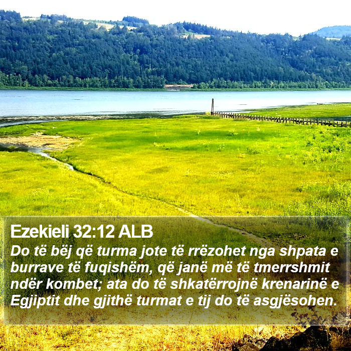 Ezekieli 32:12 ALB Bible Study