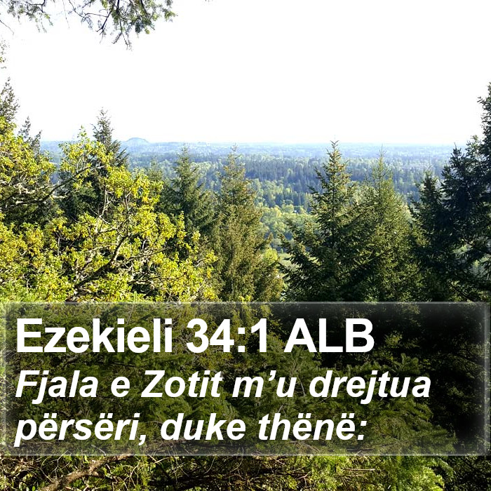 Ezekieli 34:1 ALB Bible Study