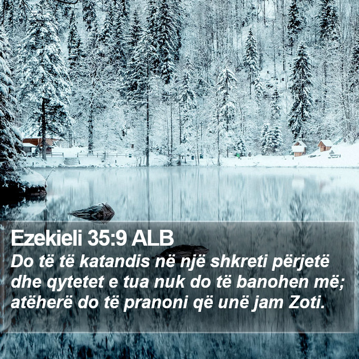Ezekieli 35:9 ALB Bible Study