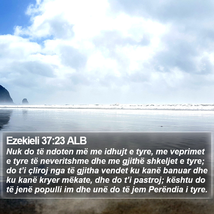 Ezekieli 37:23 ALB Bible Study