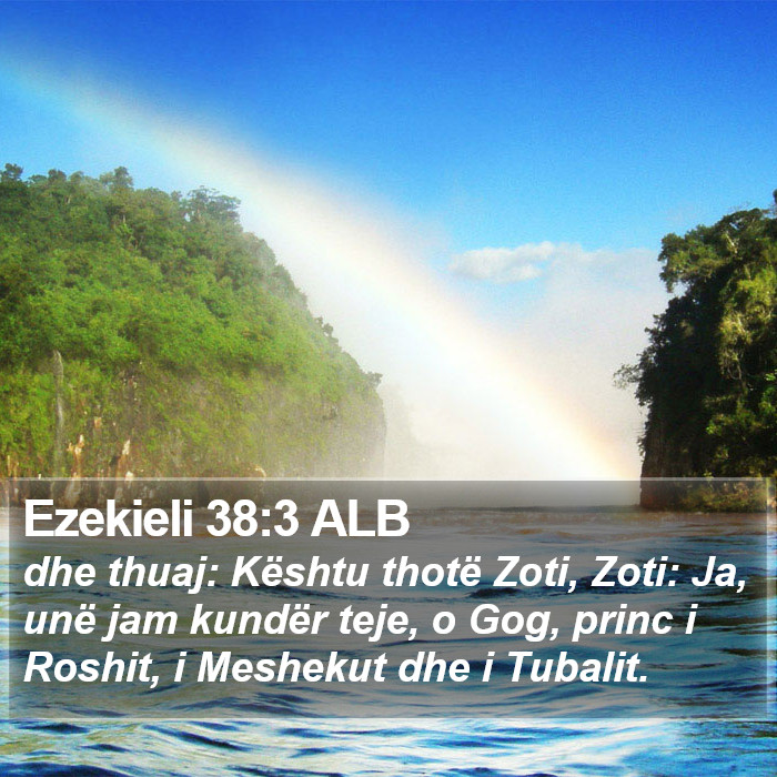 Ezekieli 38:3 ALB Bible Study