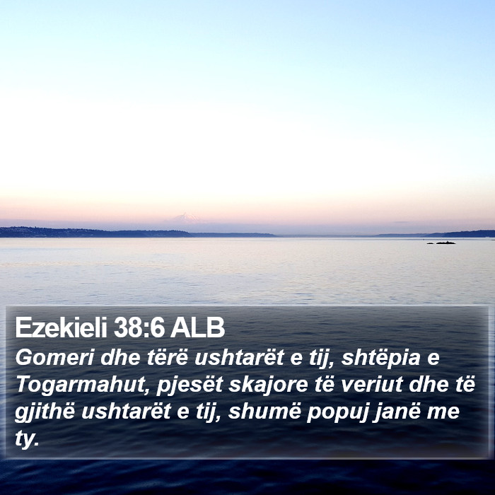 Ezekieli 38:6 ALB Bible Study