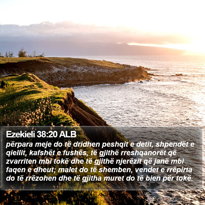 Ezekieli 38:20 ALB Bible Study