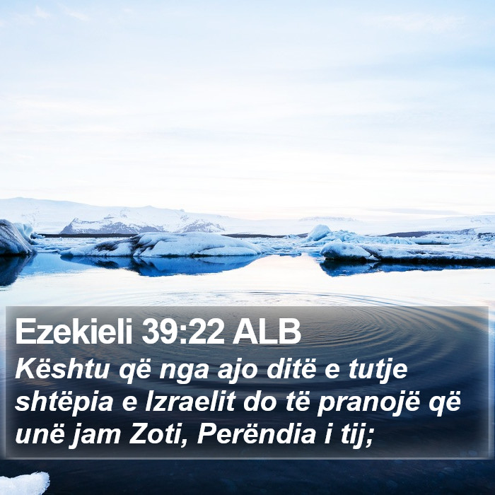 Ezekieli 39:22 ALB Bible Study